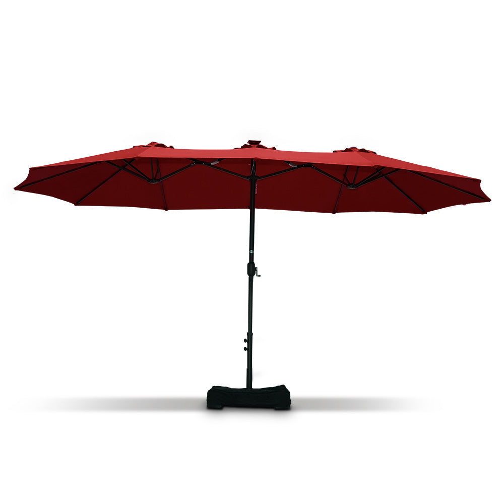 Patioslife Horizon Haven™ 15'x 9' Double-Sided Patio Umbrella