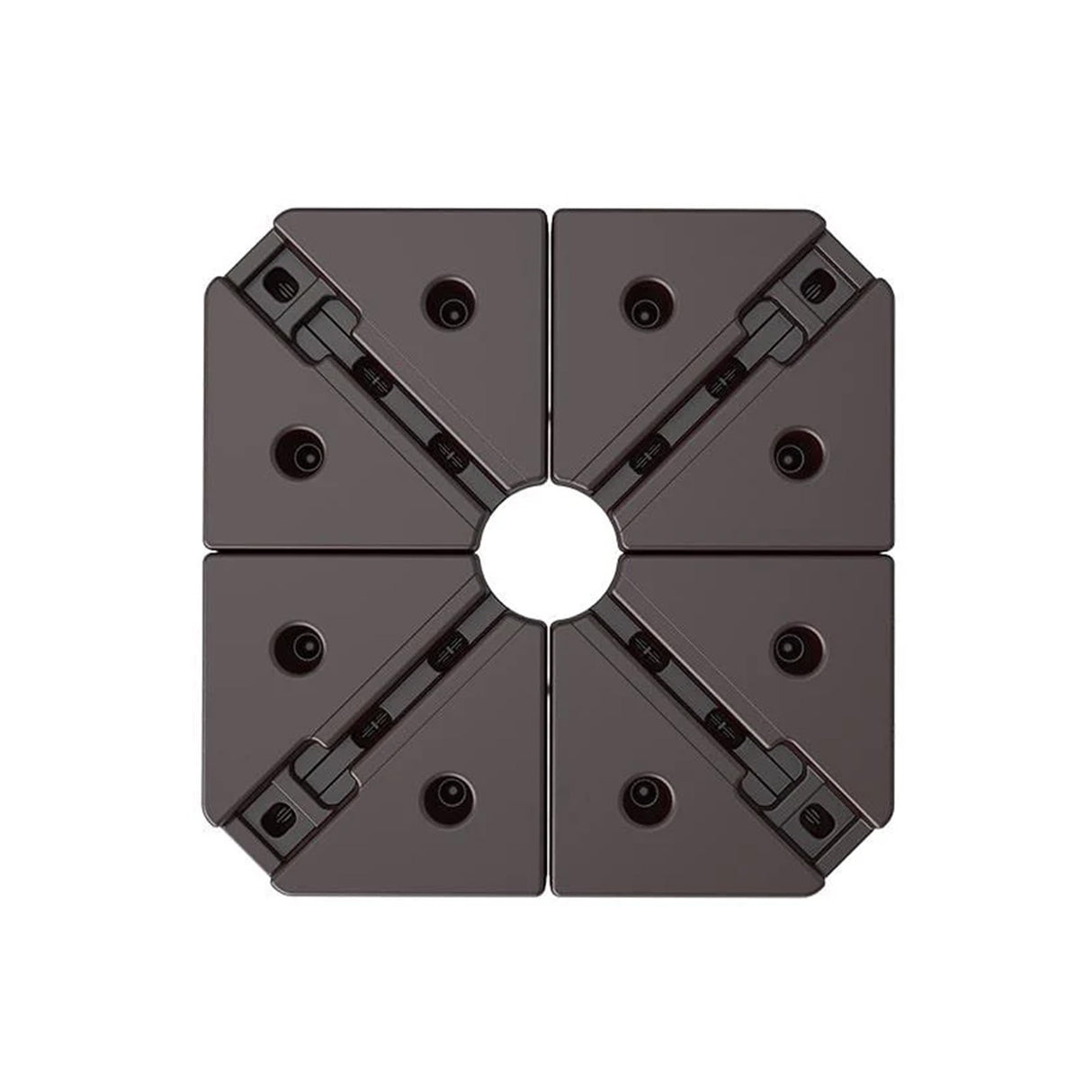 Patioslife 430 lbs (195kg) Large Base with Wheels for Aegis Pro™ 2-Tier Cantilever Umbrella