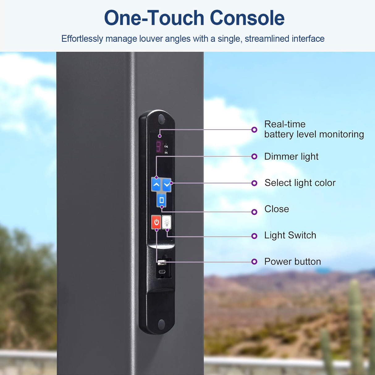 Patioslife Atlantic™ |10 x 20ft Contemporary Aluminium Louvered Pergola with Adjustable Louvers, Stylish Outdoor Pavilion for Patio & Entertaining