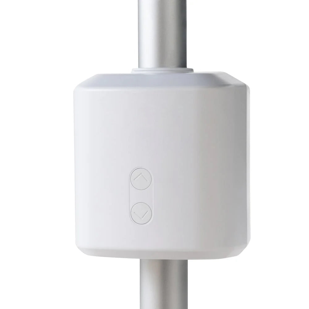 9ft Motorized Patio Umbrella – Remote Control, Easy Tilt Adjustment & Optional Base for Garden, Deck or Poolside Shade