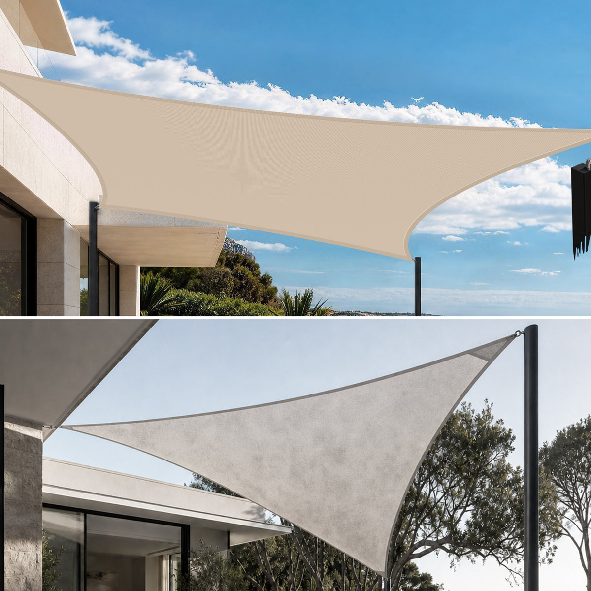 Patioslife Sun Shade Sail – UV Protection Outdoor Patio Canopy with Reinforced Edges