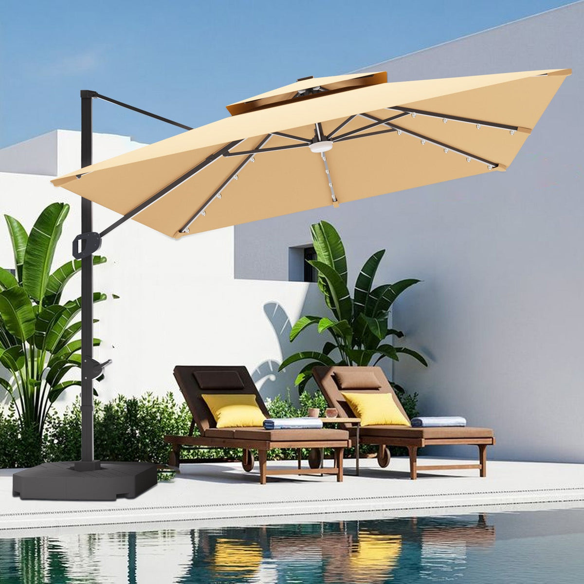 How to Maintain and Use Your Cantilever Umbrella During Winter