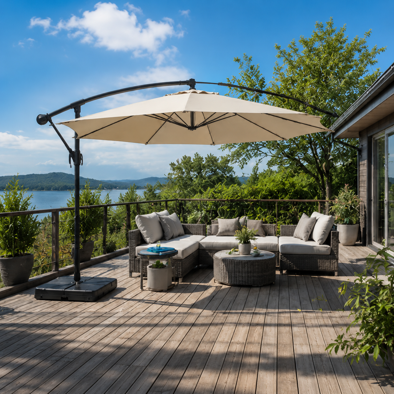 How to Choose a Premium Cantilever Umbrella for Your Patio, Garden or Poolside
