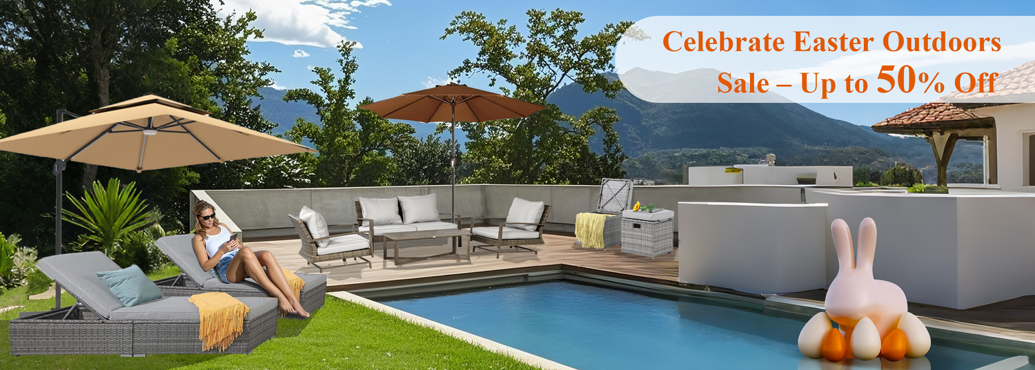 Celebrate Easter in Style with Our Outdoor Umbrella Sale!