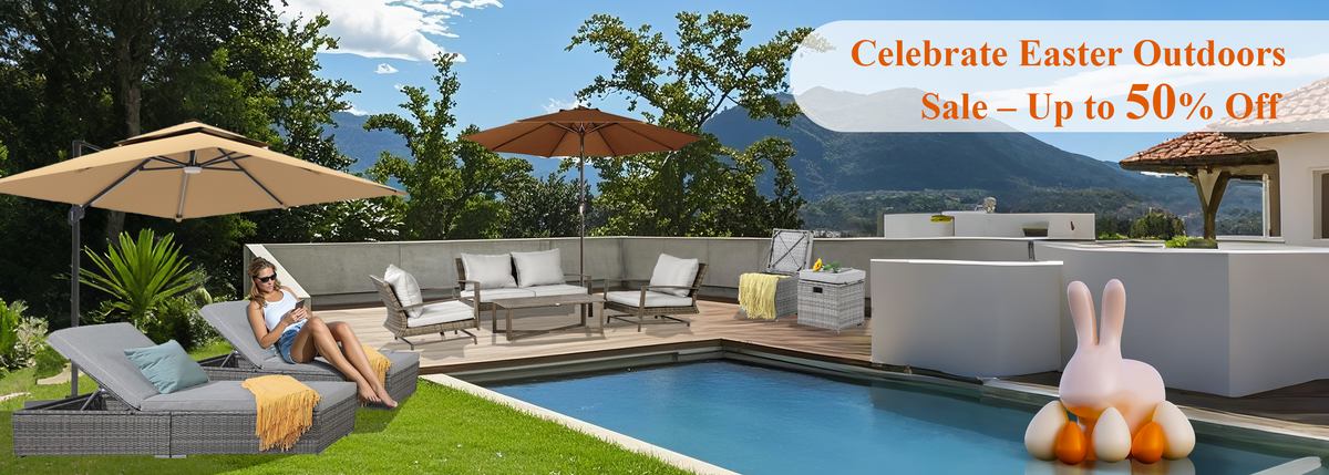 Celebrate Easter in Style with Our Outdoor Umbrella Sale!