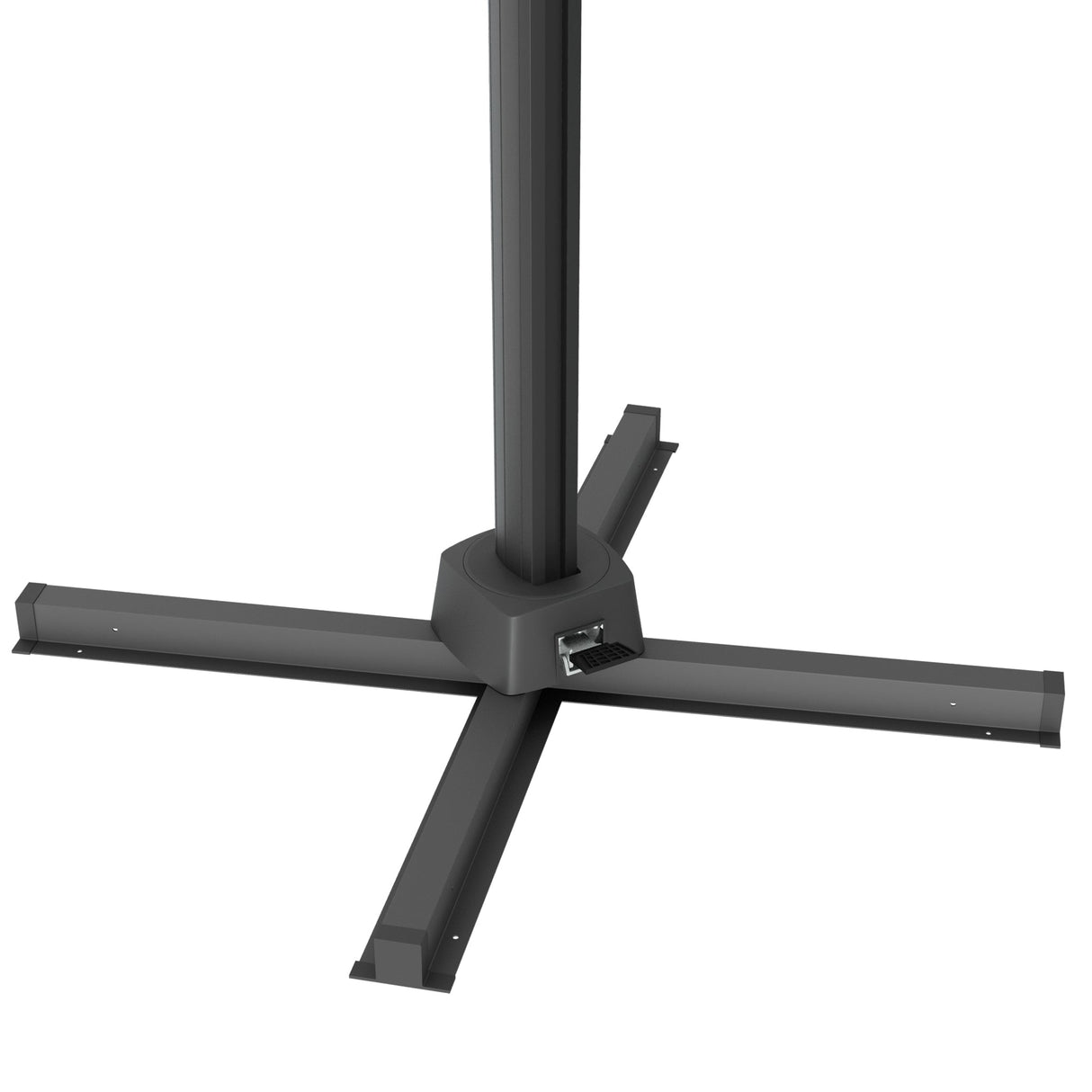 Patioslife Cross Base for Cantilever Patio Umbrella, Heavy-Duty Steel Umbrella Stand Frame
