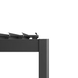 Patioslife Atlantic™ |10 x 20ft Contemporary Aluminium Louvered Pergola with Adjustable Louvers, Stylish Outdoor Pavilion for Patio & Entertaining