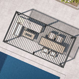 Patioslife Atlantic™ |10 x 20ft Contemporary Aluminium Louvered Pergola with Adjustable Louvers, Stylish Outdoor Pavilion for Patio & Entertaining