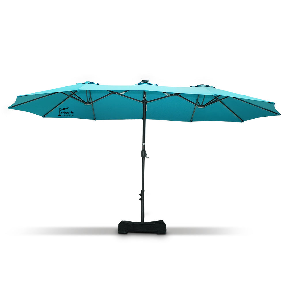 Patioslife 15'x 9' Double-Sided Patio Umbrella