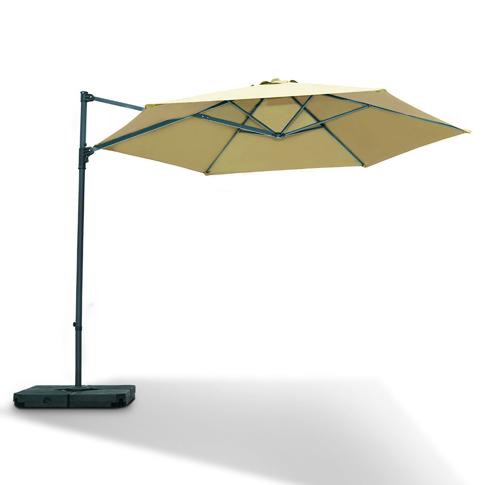 Patioslife Upgraded 10ft Cantilever Patio Umbrella