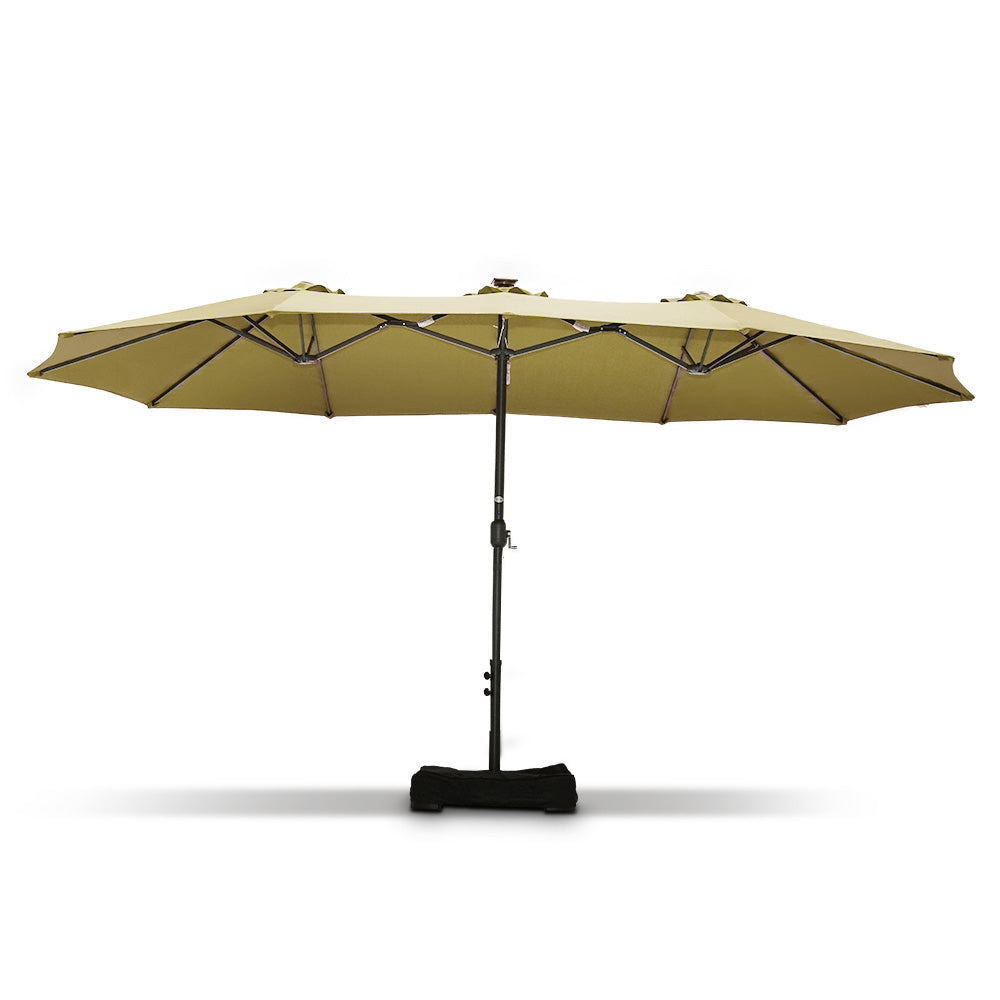 Patioslife 15'x 9' Double-Sided Patio Umbrella