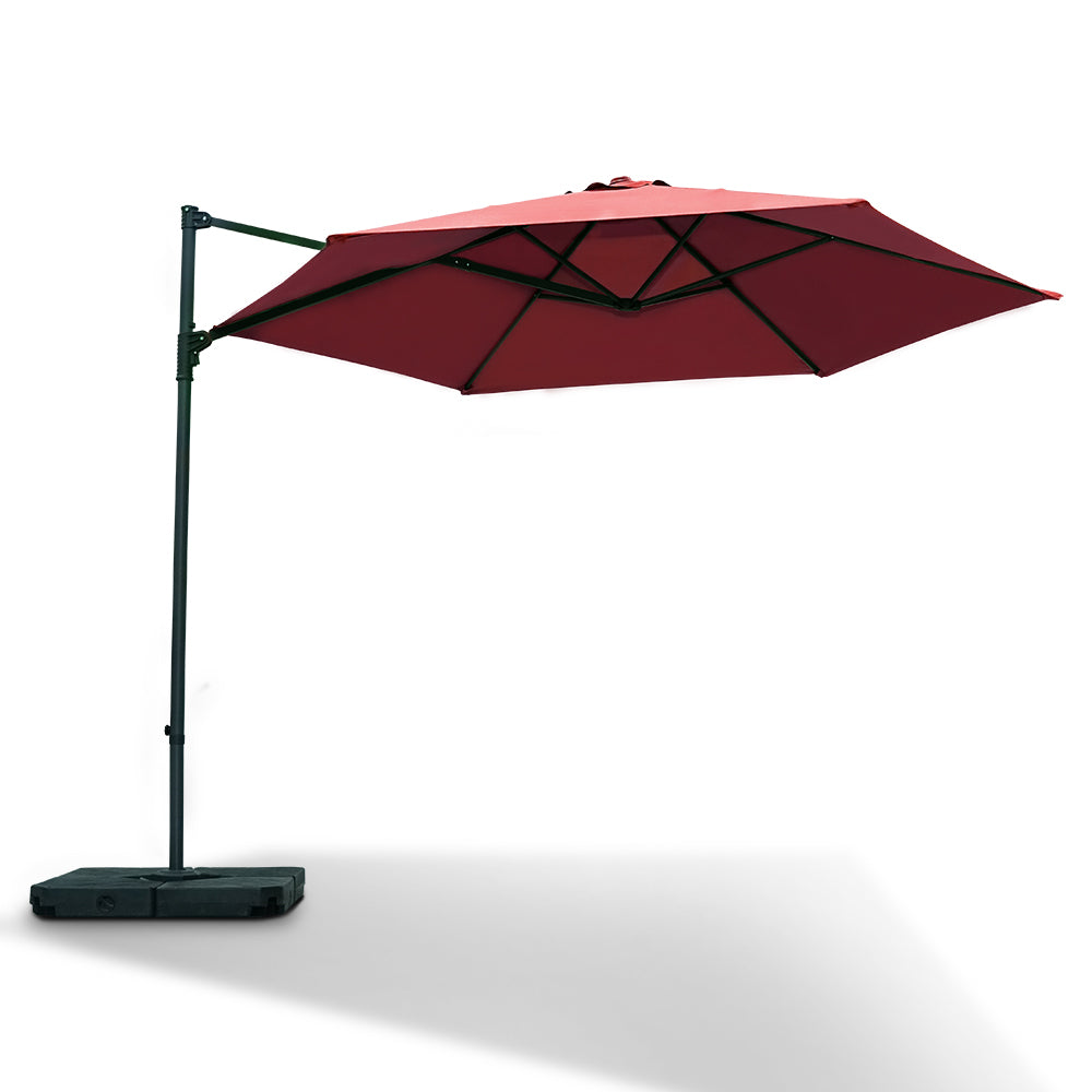 Patioslife Upgraded 10ft Cantilever Patio Umbrella