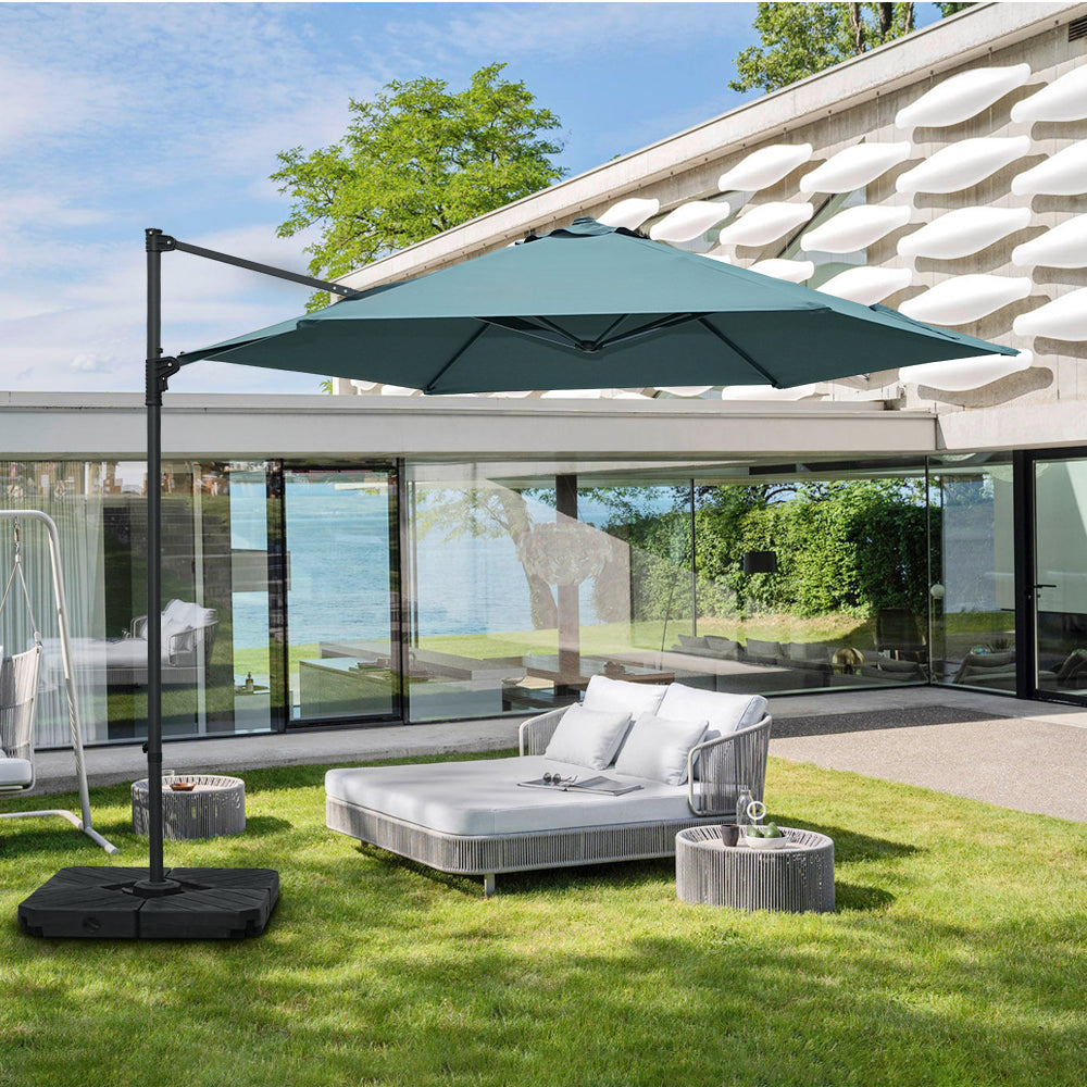 Patioslife Upgraded 10ft Cantilever Patio Umbrella