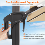 Patioslife Aegis Premium Cantilever Umbrella with LED Strip Lights, Fibreglass Ribs, Powder-Coated Aluminium Pole & Protective Cover — Luxury Garden & Patio Shade
