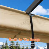 Patioslife Atlantic Retractable Pergola with Adjustable Canopy — Heavy-Duty Outdoor Shade Structure