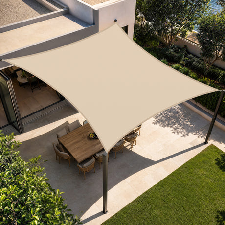 Patioslife Sun Shade Sail – UV Protection Outdoor Patio Canopy with Reinforced Edges