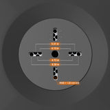 Patioslife Heavy-Duty Cantilever Umbrella Base with Wheels up to 880lb, Decorative Modular Rolling Stand Compatible with Aegis Series and Most Offset Umbrellas, for Patio, Garden, Lawn and Poolside Use