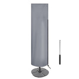 Patioslife Patio Umbrella Cover for 9–13 ft Cantilever Offset Umbrellas, Heavy Duty Waterproof Outdoor Parasol Cover with Zipper & Rod, UV Resistant