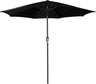 Patioslife Outdoor Market Breeze™ Patio Outdoor Umbrella with 8 Sturdy Ribs  Push Button Tilt and Crank