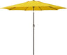 Patioslife Outdoor Market Breeze™ Patio Outdoor Umbrella with 8 Sturdy Ribs  Push Button Tilt and Crank