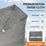 Patioslife Sun Shade Sail – UV Protection Outdoor Patio Canopy with Reinforced Edges