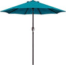 Patioslife Outdoor Market Breeze™ Patio Outdoor Umbrella with 8 Sturdy Ribs  Push Button Tilt and Crank