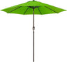 Patioslife Outdoor Market Breeze™ Patio Outdoor Umbrella with 8 Sturdy Ribs  Push Button Tilt and Crank