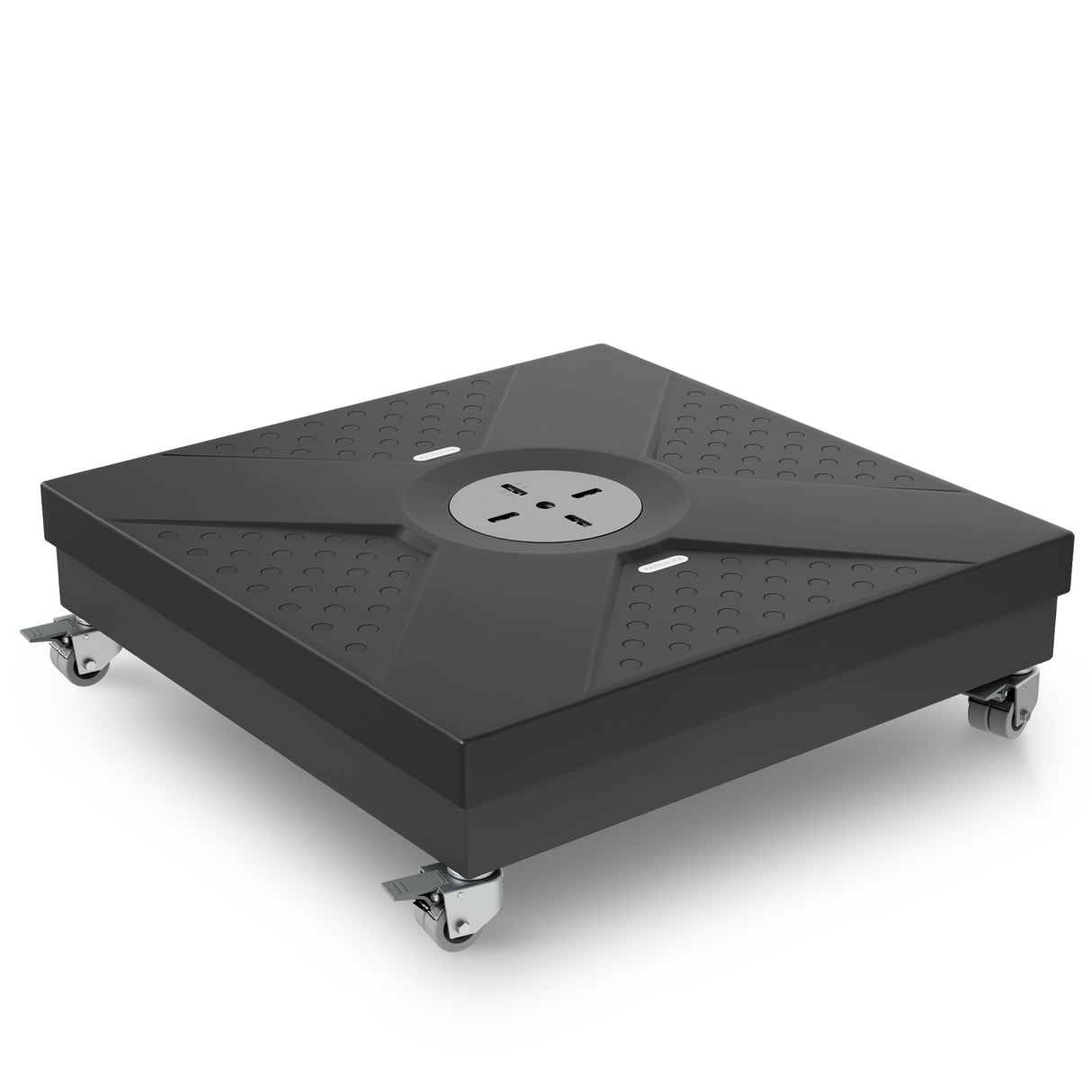 Patioslife Heavy-Duty Cantilever Umbrella Base with Wheels up to 880lb, Decorative Modular Rolling Stand Compatible with Aegis Series and Most Offset Umbrellas, for Patio, Garden, Lawn and Poolside Use