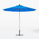 9ft Motorized Patio Umbrella – Remote Control, Easy Tilt Adjustment & Optional Base for Garden, Deck or Poolside Shade