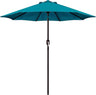 Patioslife Cerulean patio umbrella with crank lift and tilt pole for poolside outdoor table shade
