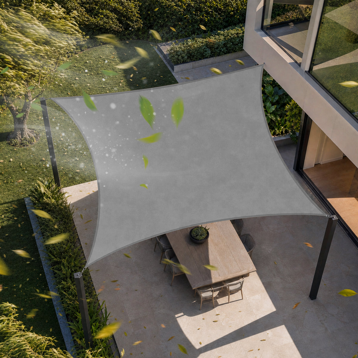 Patioslife Sun Shade Sail – UV Protection Outdoor Patio Canopy with Reinforced Edges