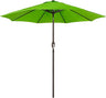 Patioslife 7.5ft lime patio umbrella with crank tilt for garden table and bright outdoor shade
